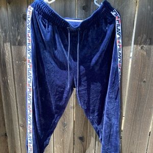 FILA velvet joggers